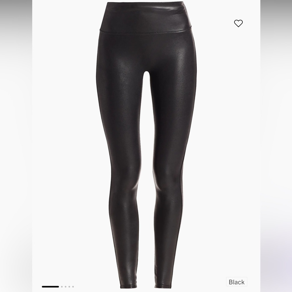 SPANX Faux Leather Leggings